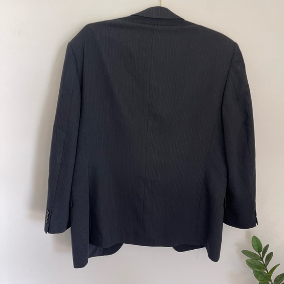 GIVENCHY Monsieur Pinstripe Sports Coat Suit Jacket Size 46 - Picture 7 of 8